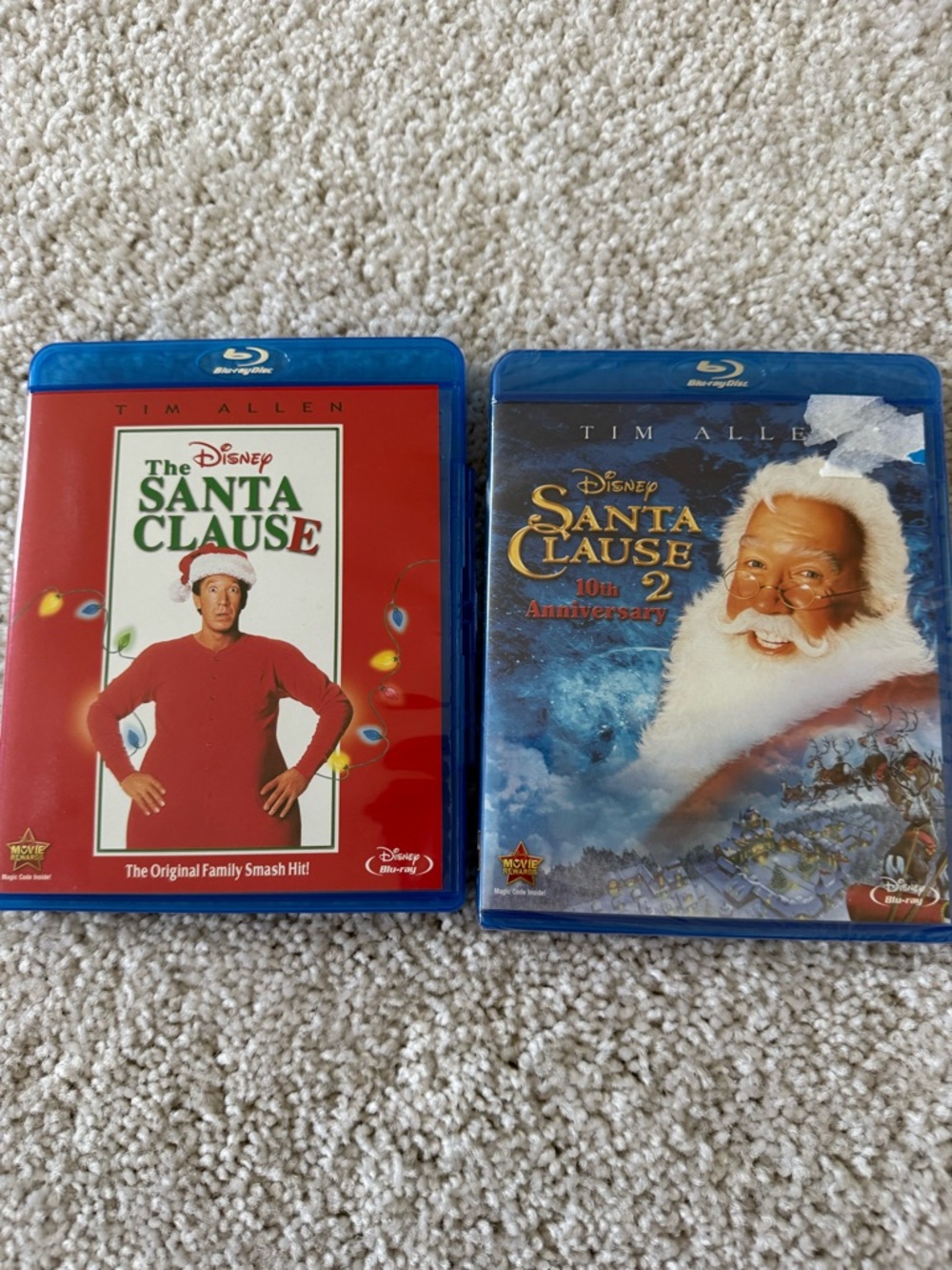 Disney Blu-ray Set with Red and Blue Covers